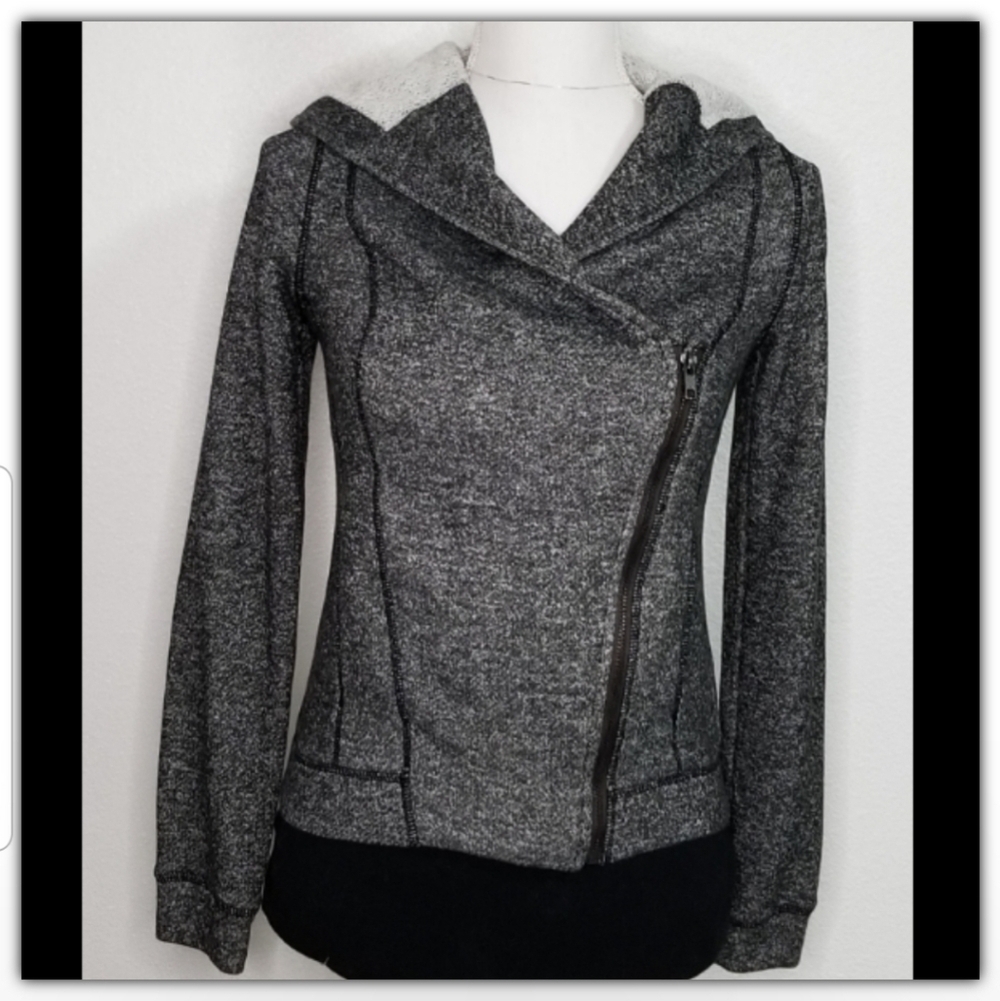 Nanette Lepore biker hoodie style jacket